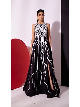 Vidhi Wadhwani - Black Sphinx Gown