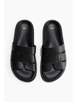 H&M - Men Black Slide Sandals