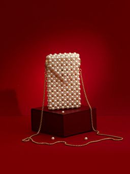 AMYRA - Bora Off-White Mobile Cover Sling