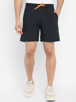 Off Limits - Men Navy Blue Nsl Aop Cns Shorts