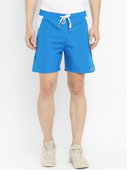 Off Limits - Men Blue Atoll Mesh Panel Shorts