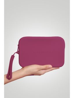 VIAJECITO - Pink Solid-Plain Clutches