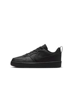 Nike - Court Borough Low Recraft Big Kids Black Basketball Shoes