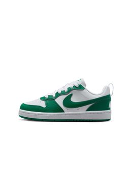 Nike - Court Borough Low Recraft Big Kids Green Basketball Shoes