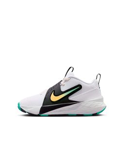 Nike - Team Hustle D 12 Big Kids White Basketball Shoes