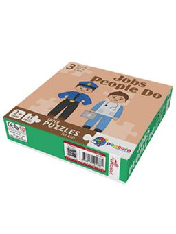 Popcorn Games & Puzzles - Super Puzzles for Kids Jobs People Do (Pack of 3)