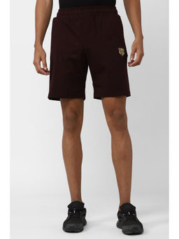 Van Heusen - Men Brown Solid Formal Shorts