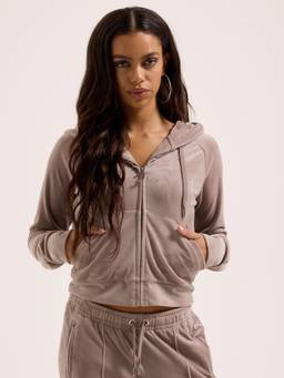 Juicy Couture - Taupe Women's Madison Outline Hoodie