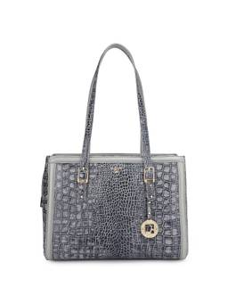 Da Milano - Genuine Leather Grey Tote Bag