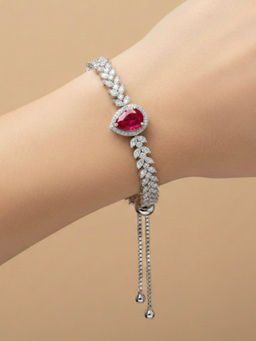 Anoree - Leo Tennis Red Bracelet