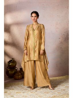 Masaba - Beige Kurta with Palazzo (Set of 2)