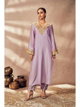 Masaba - Lavender Pixie Dust Kurta with Pant (Set of 2)