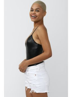 Forever 21 - Solid Black Strap Top