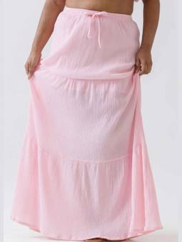 NEF'S Finds - Pink Maxi Petal Skirt