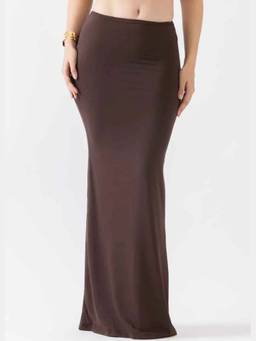 NEF'S Finds - Brown Maxi Espresso Skirt