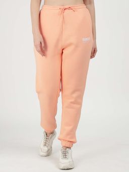Guess - Peach Solid Regular Fit Joggers