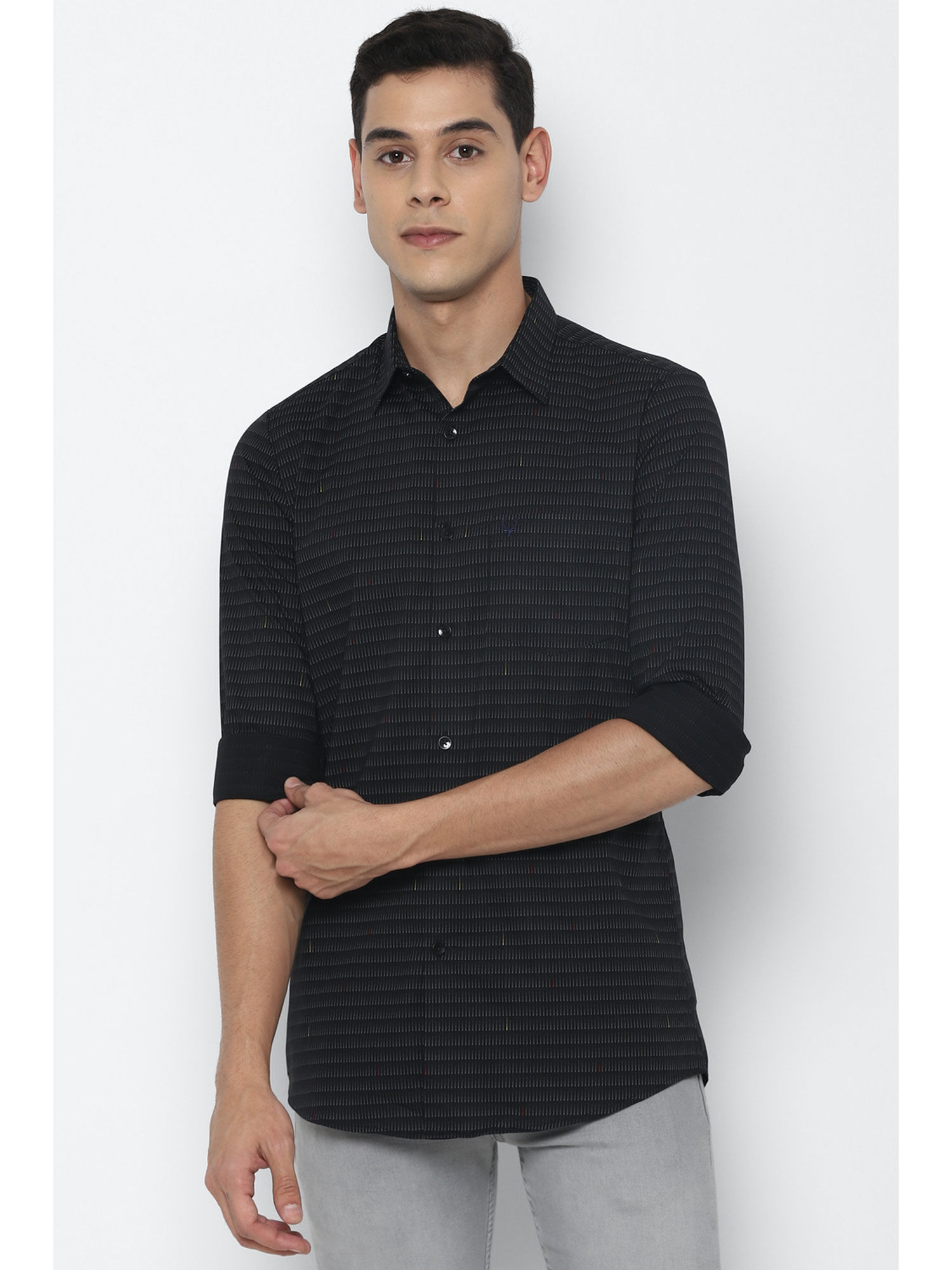 Buy Allen Solly Black T-shirt Online 