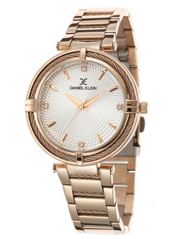 Daniel Klein - Analog Silver Dial Women's Watch-DK.1.12401-4