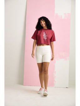 AVOCADO - Pink The Best Dreams Crop T-shirt & Shorts