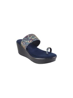 Metro - Women Navy Blue Wedges
