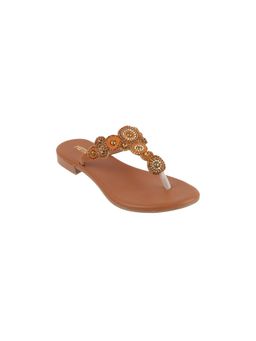 Metro - Women Tan Flats