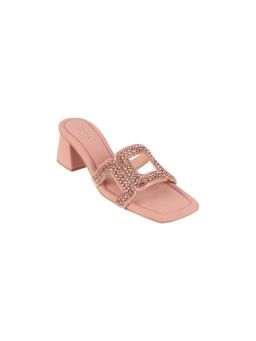 Metro - Women Peach Sandal Heels