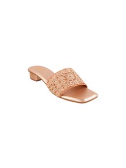 Metro - Women Rose Gold Sandal Heels