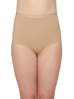 Wacoal - Women's Shape Revelation Mid Waist Full Coverage Seamless Beige Shaping Brief