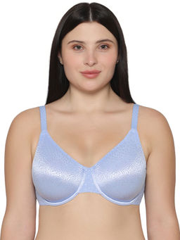 Wacoal - Women's Back Appeal Non Padded Wired Comfortable Full Support Sky Blue Bra