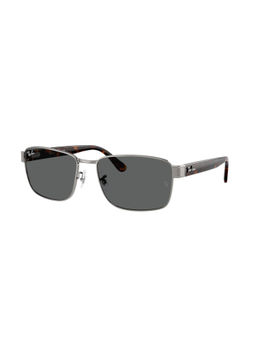 Ray-Ban - Unisex Uv Protected Grey Lens Square Sunglasses - 0Rb3750004/B162 (62)