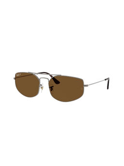 Ray-Ban - Unisex Polarized Brown Lens Irregular Sunglasses - 0Rb3845004/5760 (60)
