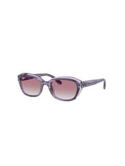 Ray-Ban - Kids Girls Gradient Violet Lens Irregular Sunglasses - 0RJ9081S71748G48