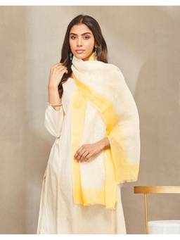 Fabindia - Natural Linen Whisper Tie & Dye Stole