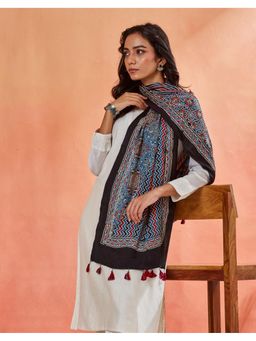 Fabindia - Indigo Modal Ajrakh Stole