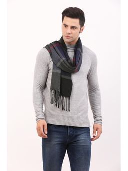 CAZZANO - Men Winter Stripes Scarf - Grey