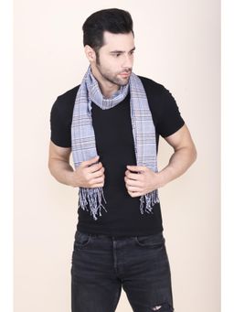 CAZZANO - Men Winter Stripes Scarf - Grey