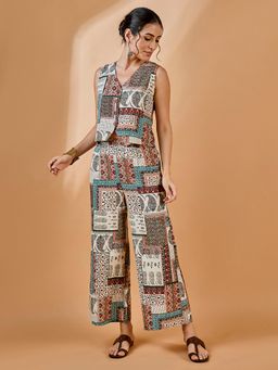 WineRed - Women's Co-ord Set