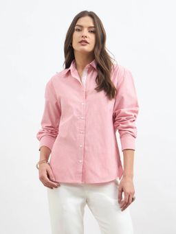 SALT Attire - Women's Red Striped Shirt