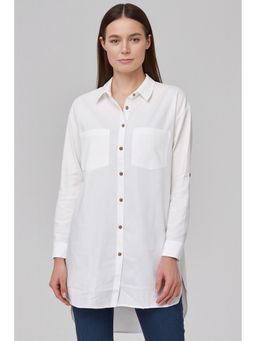 NOBARR - Women's Cotton White Shirt