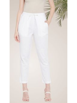WineRed - Women's White Pant