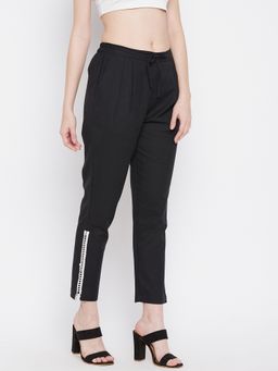 WineRed - Women's Black Pant