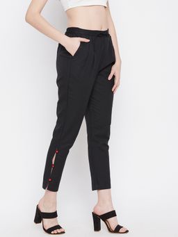 WineRed - Women's Black Pant