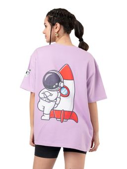 RHINO CULT - Women's Galactic Explorer Oversize T-Shirt