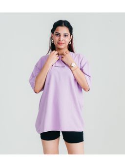 RHINO CULT - Women's Rhino Cult Essential Lavender Oversize T-Shirt