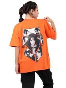 RHINO CULT - Women's Naruto and Sasuke Oversize T-Shirt