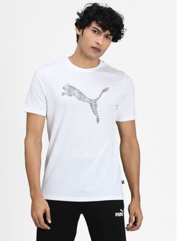 Puma - Cat Logo Men White T-Shirt