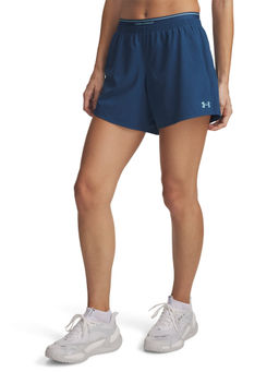Under Armour - Women Blue Vanish 5 Solid Shorts