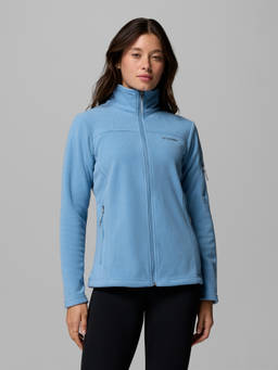 Columbia - Women Blue Fast Trek II Hiking Trekking Fleece Jacket for upto 10°c