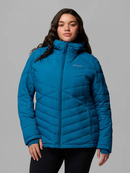Columbia - Women Blue Omni-Heat Infinity Joy Peak II Down Jacket for upto -10°c