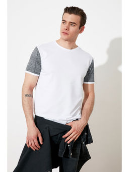 Trendyol - Man White T-Shirt